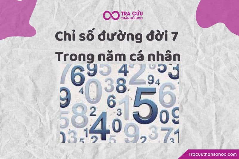 Chỉ số đường đời 7 trong năm cá nhân