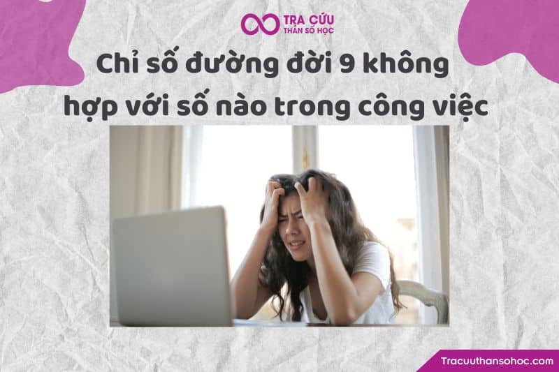 Chỉ số đường đời 9 không hợp với số nào trong công việc
