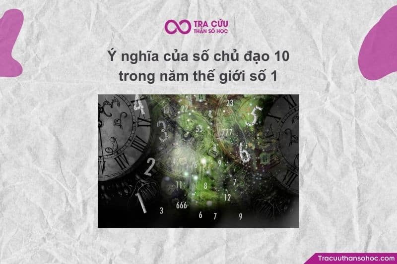 Số chủ đạo 10 (con số của sự thích nghi và tiên phong) và Năm thế giới số 1 (năm của những khởi đầu mới)