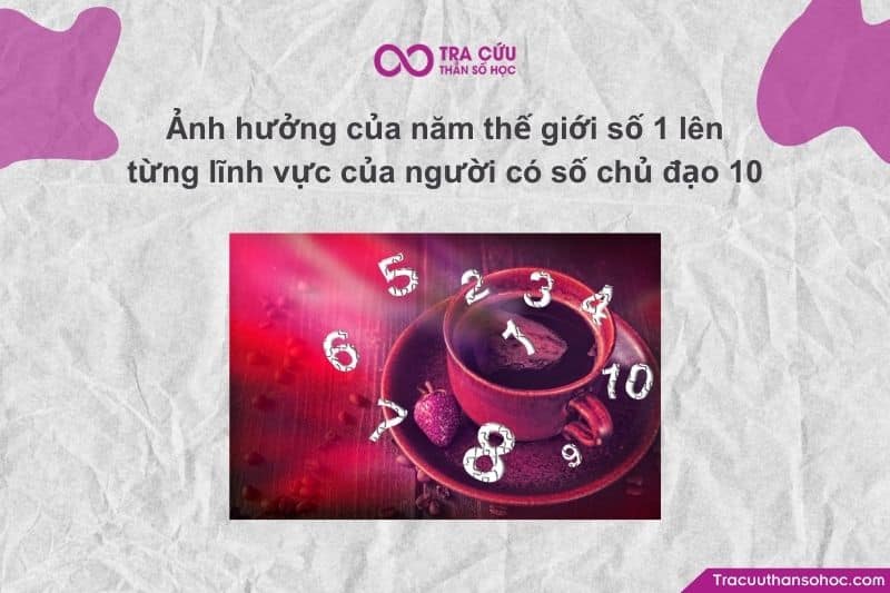 Năm thế giới số 1 đóng vai trò như một "bệ phóng" cực mạnh cho người số chủ đạo 10.