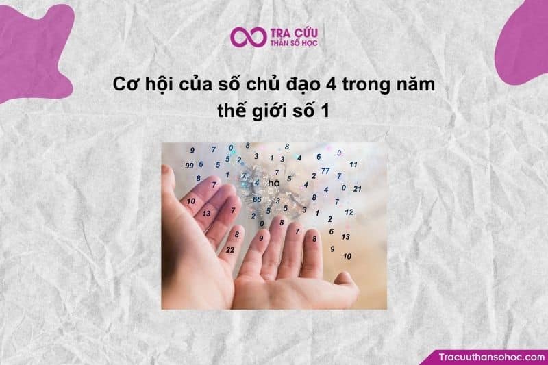 Trong năm thế giới số 1, người mang Số chủ đạo 4 đang đứng trước một "cánh cửa kép"