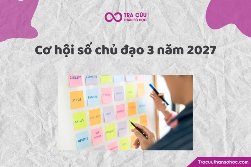 Cơ hội của chỉ số đường đời 3 trong năm 2027 Cơ hội của chỉ số đường đời 3 trong năm 2027